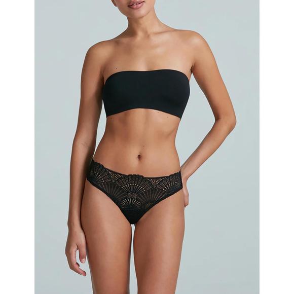 NEW COMMANDO butter + lace bandeau in black - Picture 1 of 2